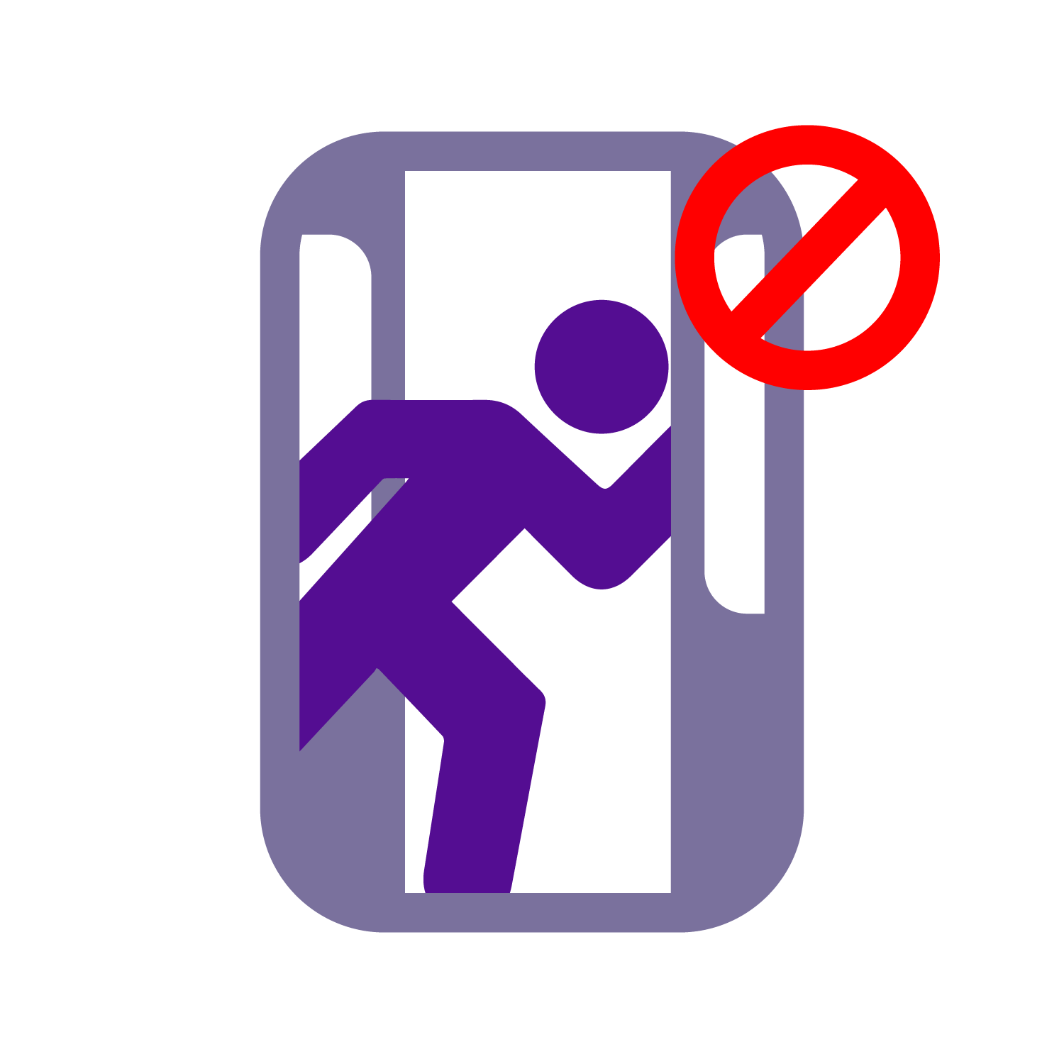 Ilustración no subir al escuchar la señal