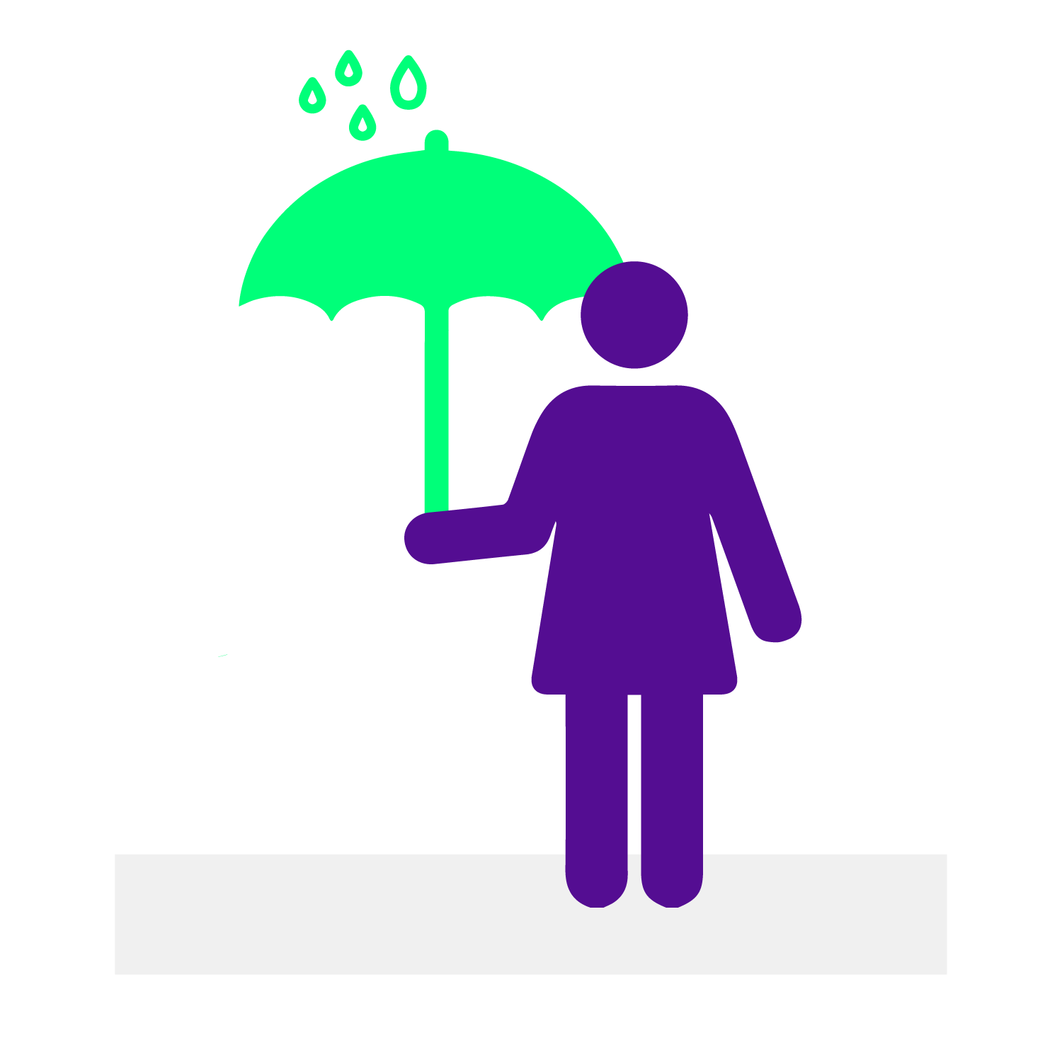 Ilustración tené mayor precaucion en dias de lluvia