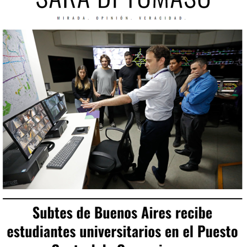 Nota de Sara di Tomaso de estudiantes universitarios en el subte