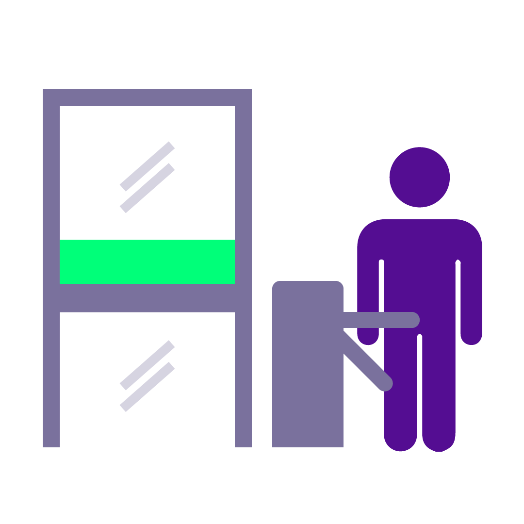 Norma de convivencia de uso de puerta de emergencia