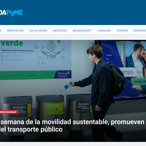 Nota de Agenda Pyme sobre la semana de movilidad sustentable
