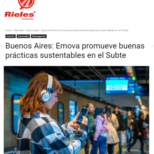 Nota de Rieles sobre buenas prácticas en el Subte