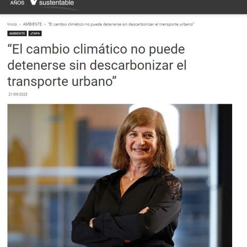 Nota de Visión Sustentable sobre el cambio climático