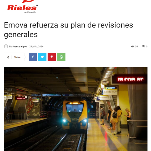 Nota de Rieles sobre el plan de revisiones generales
