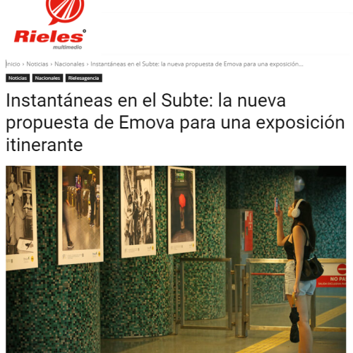 Nota en Rieles sobre la convocatoria a fotógrafos