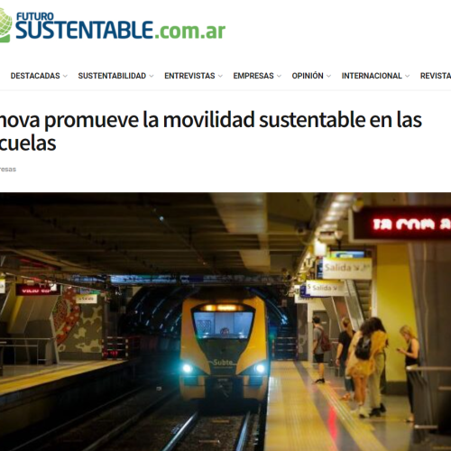 Nota de Futuro Sustentable sobre la movilidad sustentable