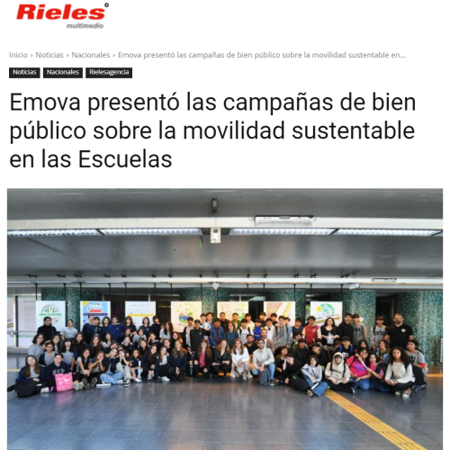 Nota de Rieles sobre la muestra de Movilidad Sustentable