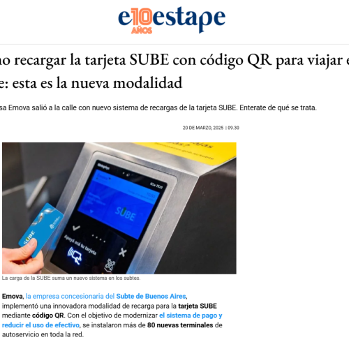 Nota de El Destape sobre los nuevos validadores con QR