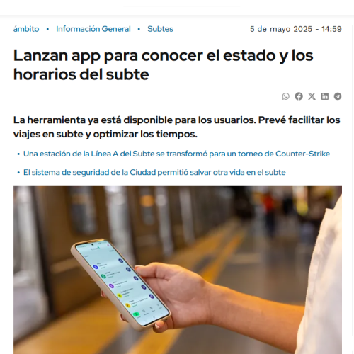 Nota de Ámbito sobre la nueva App de Emova