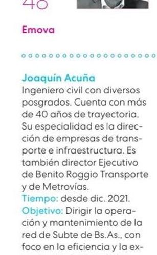 Participación de Emova en el CEO profile de Revista Apertura