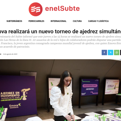 Nota de En el Subte sobre Candela Francisco