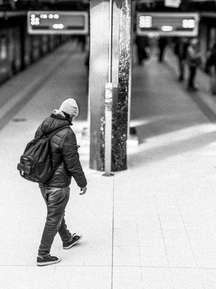 Martín Fernández. Estación Constitución. Línea C