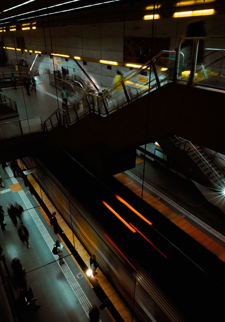 Joel Hernández. Estación Humberto 1°. Línea H