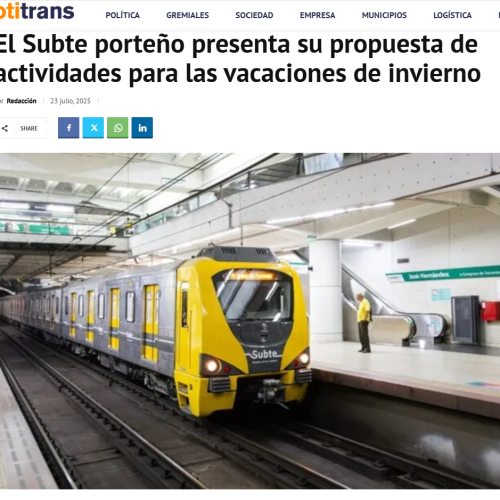 Nota de Notitrans sobre las vacaciones de invierno