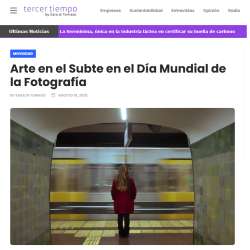 Nota de Tercer Tiempo sobre la muestra fotográfica 2025
